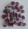 Superduo Purple Amethyst Transparent AB 20060-28701 Czech Beads x 10g